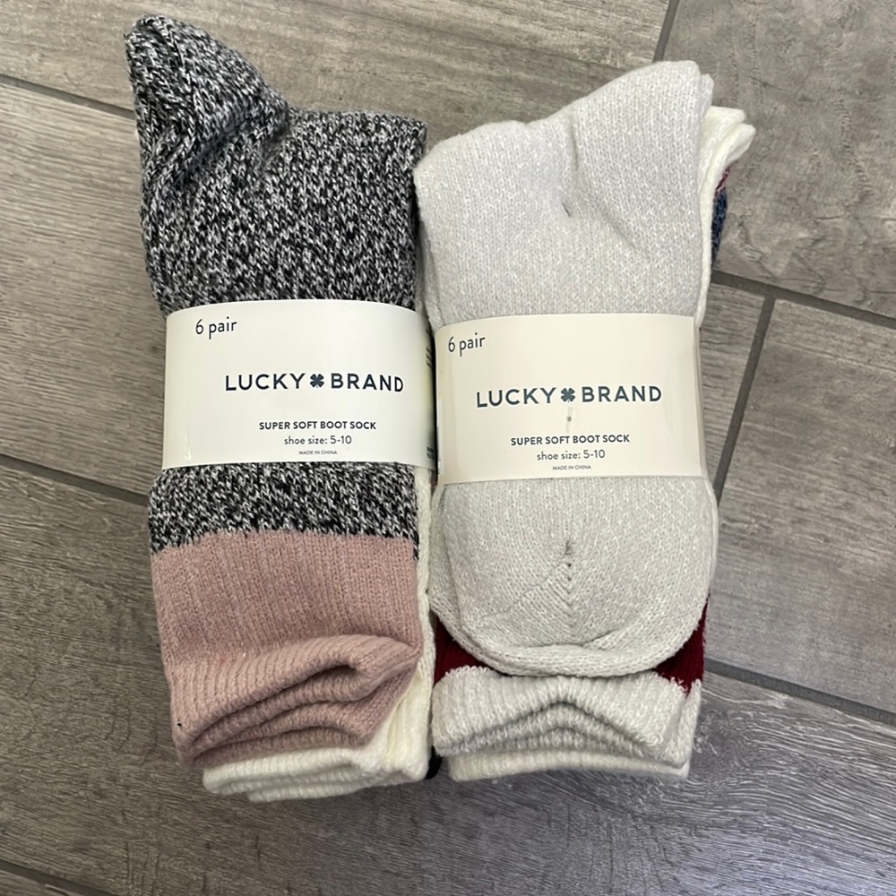 Women's Lucky Brand boot socks